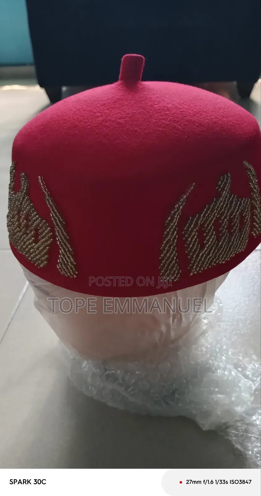 Traditional Igbo Native Chief Cap F Chieftency Weddings Ceremonies
 