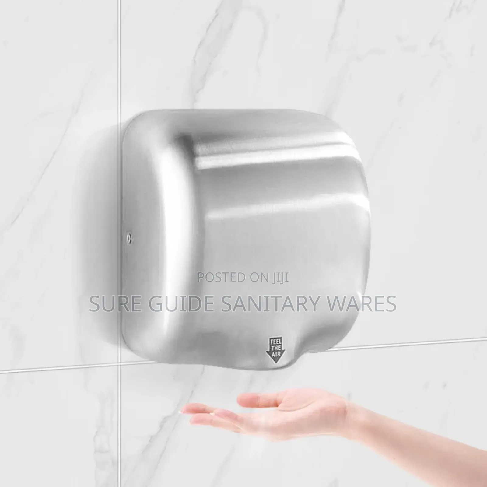 Feel the Air Stainless Hand Dryer
