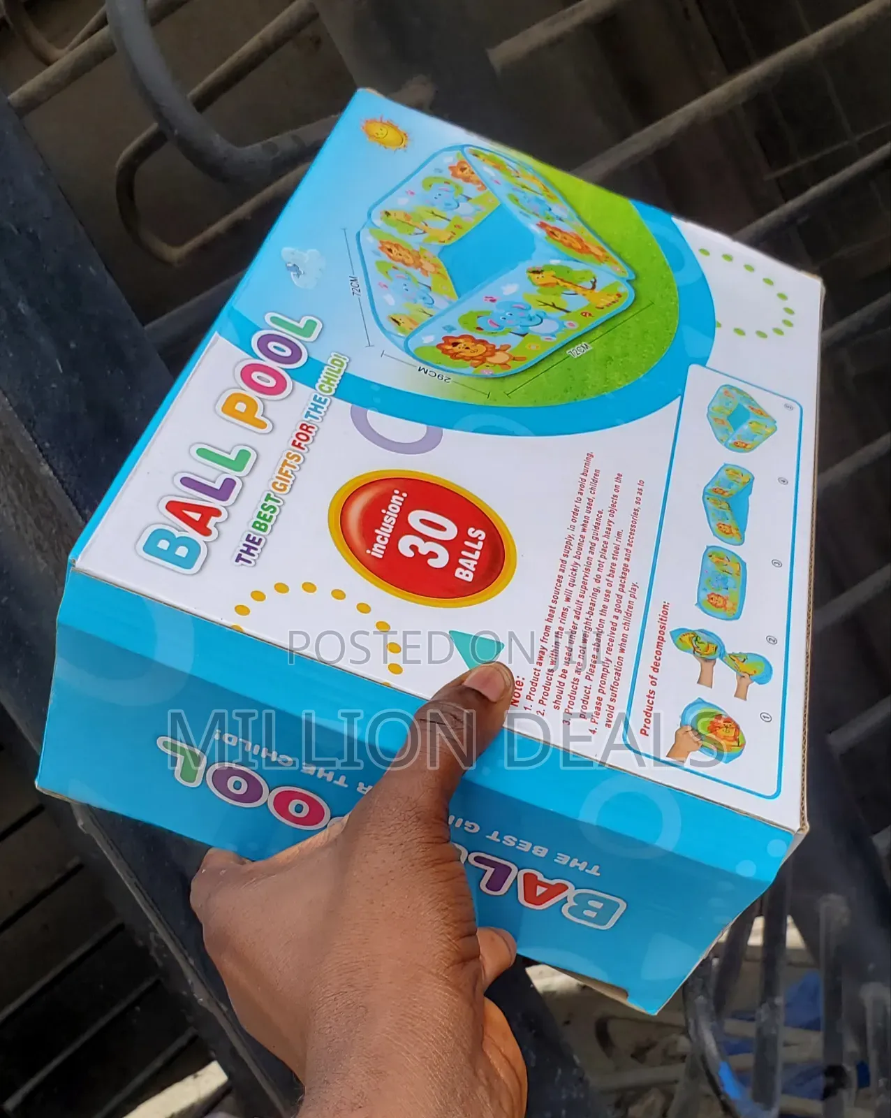 30 Ball Pool Kids Toy Ages 3+
