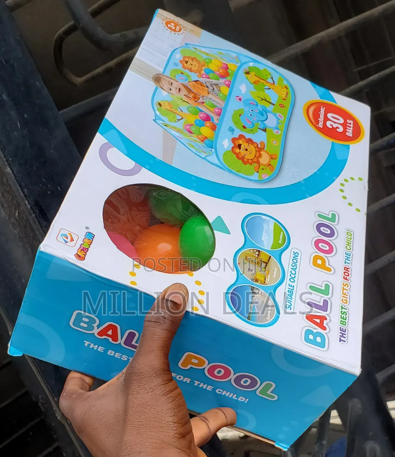 30 Ball Pool Kids Toy Ages 3+