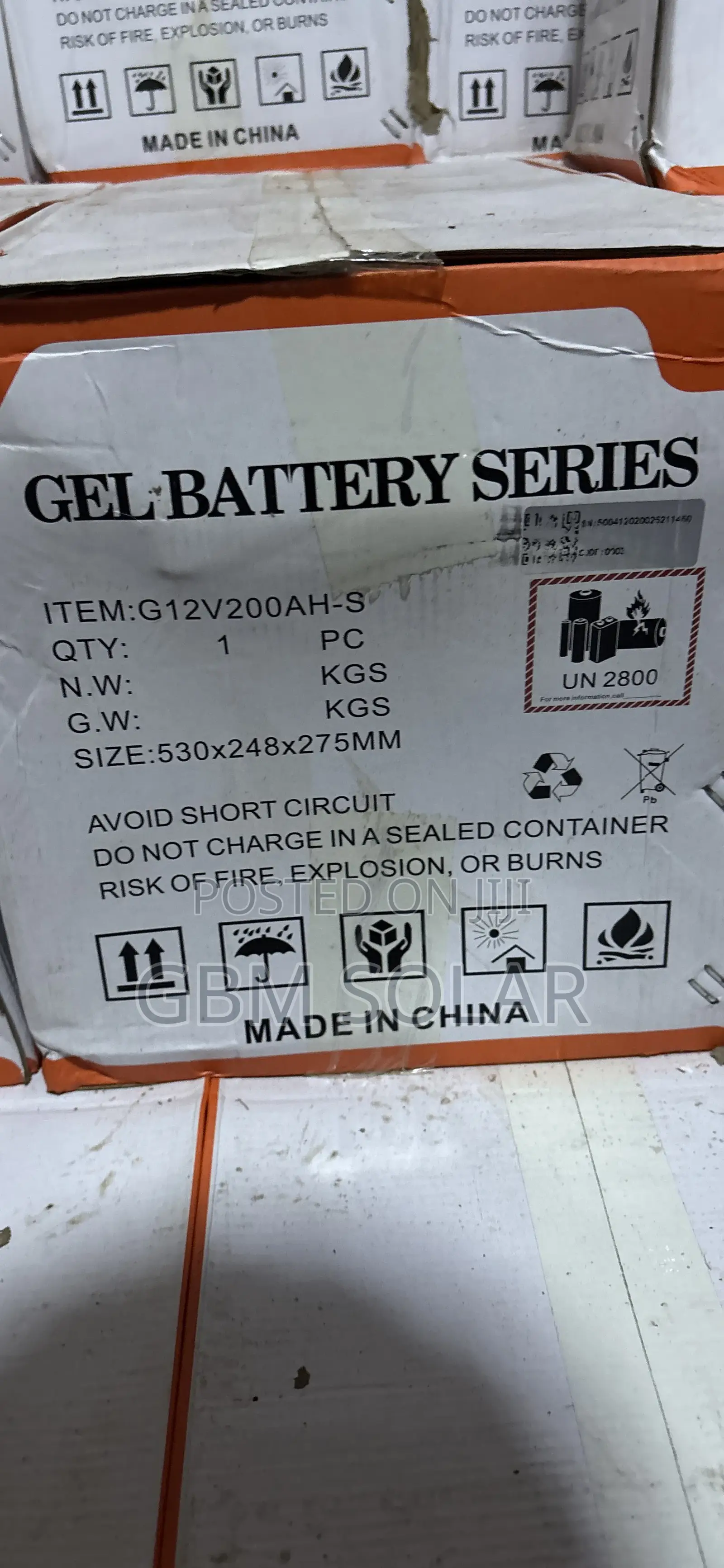 Felicity 200 Ah 12v Solar Battery