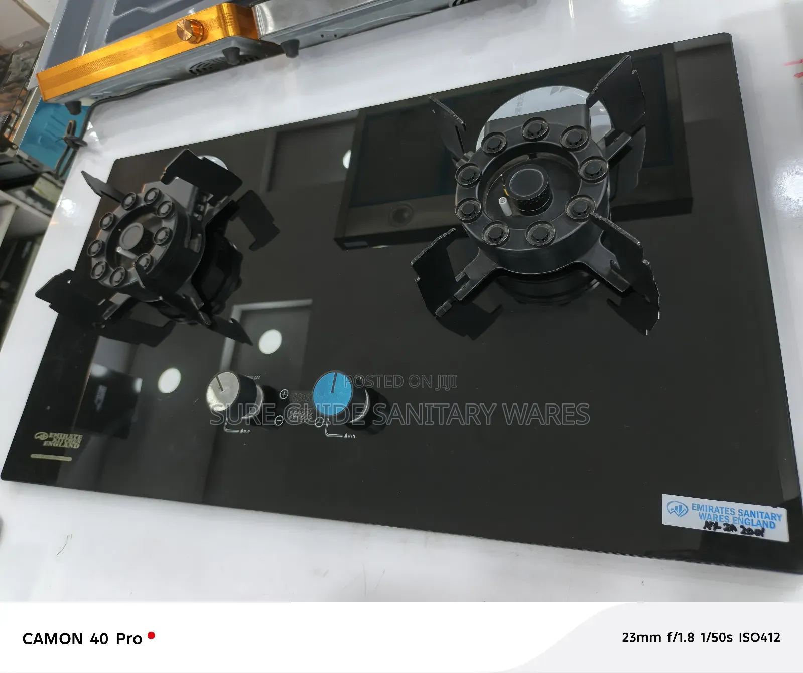 2 Burner Flip Up Gas Cooker