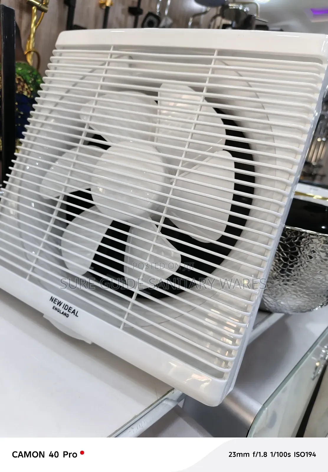 New Ideal 8" Wall Mounted Ventilation Fan