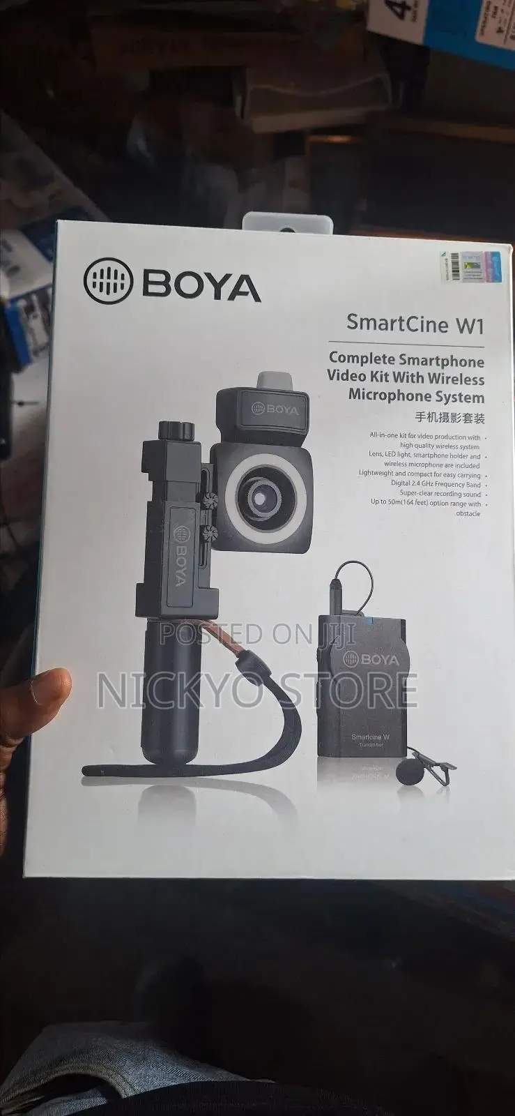 Boya Smartcine Smartphone Video Kit With Wireless Microphone System