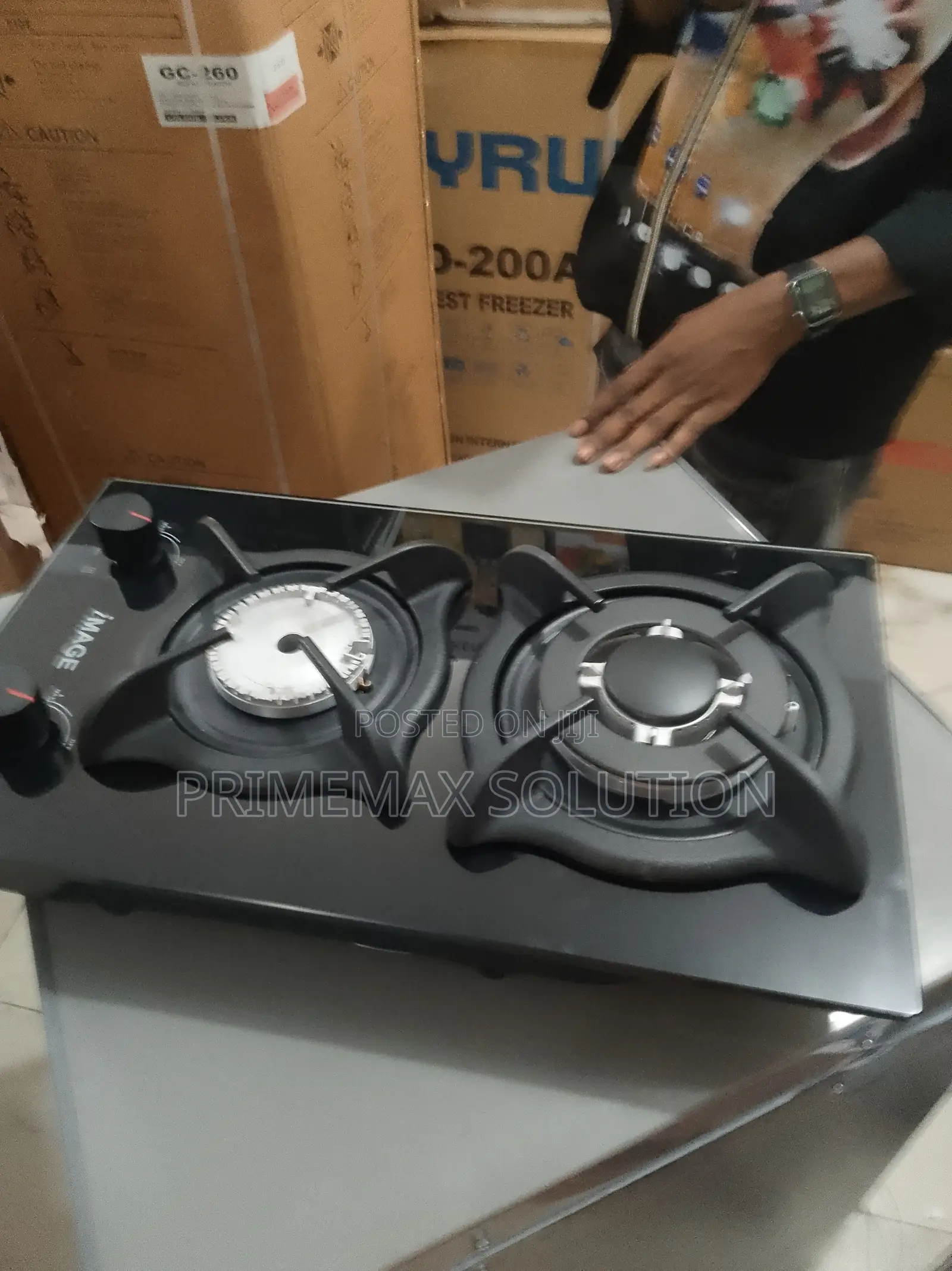 Image Sleek 2-Burner Built-in Gas Hob in 70cm Width