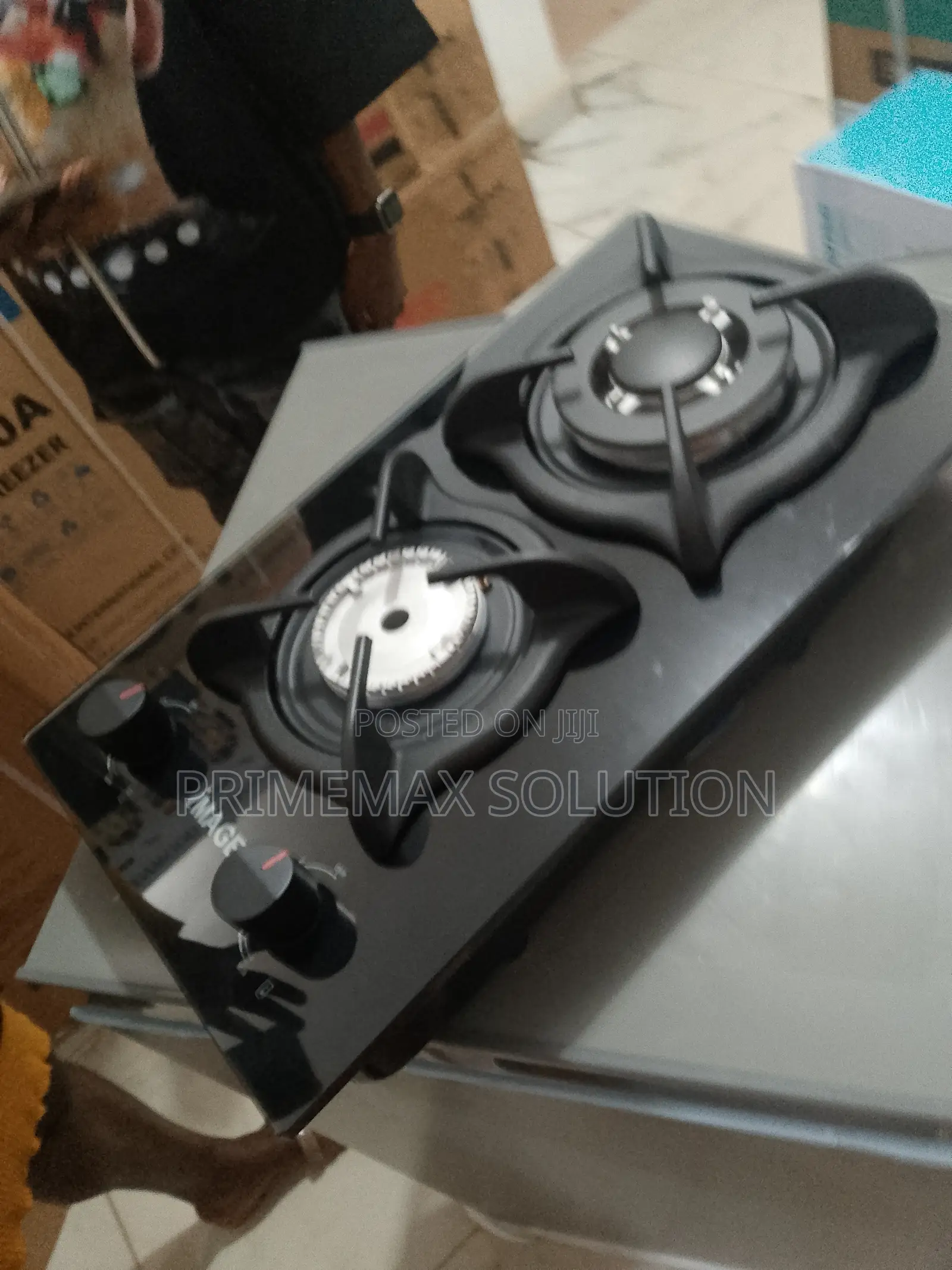 Image Modern 70cm Inbuilt Gas Hob With Twin Flames