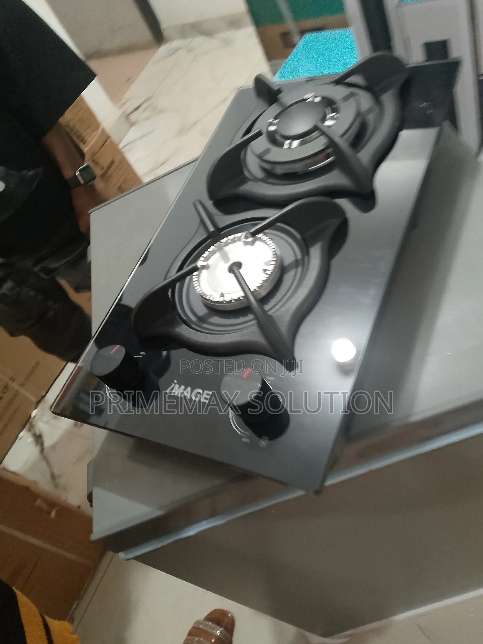 Image Stylish Built-in 70cm Gas Hob: Dual Burner Power