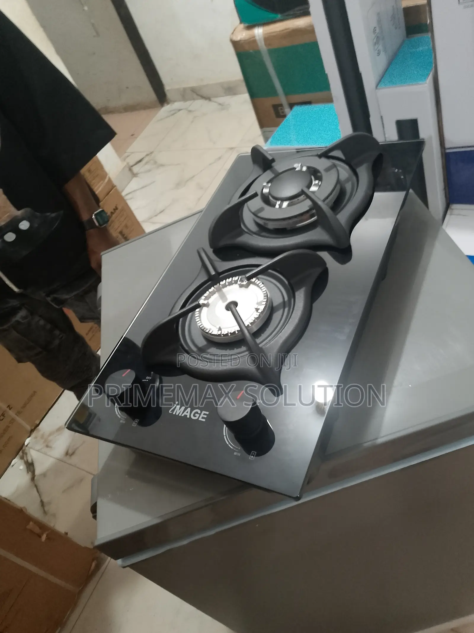 Image 70cm Compact Gas Hob With 2 Precision Burners