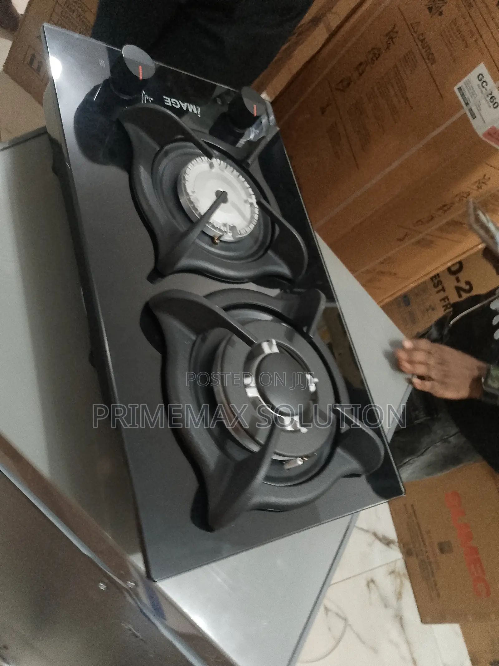 Image Inbuilt Duo Flame: 70cm Gas Hob Essentials