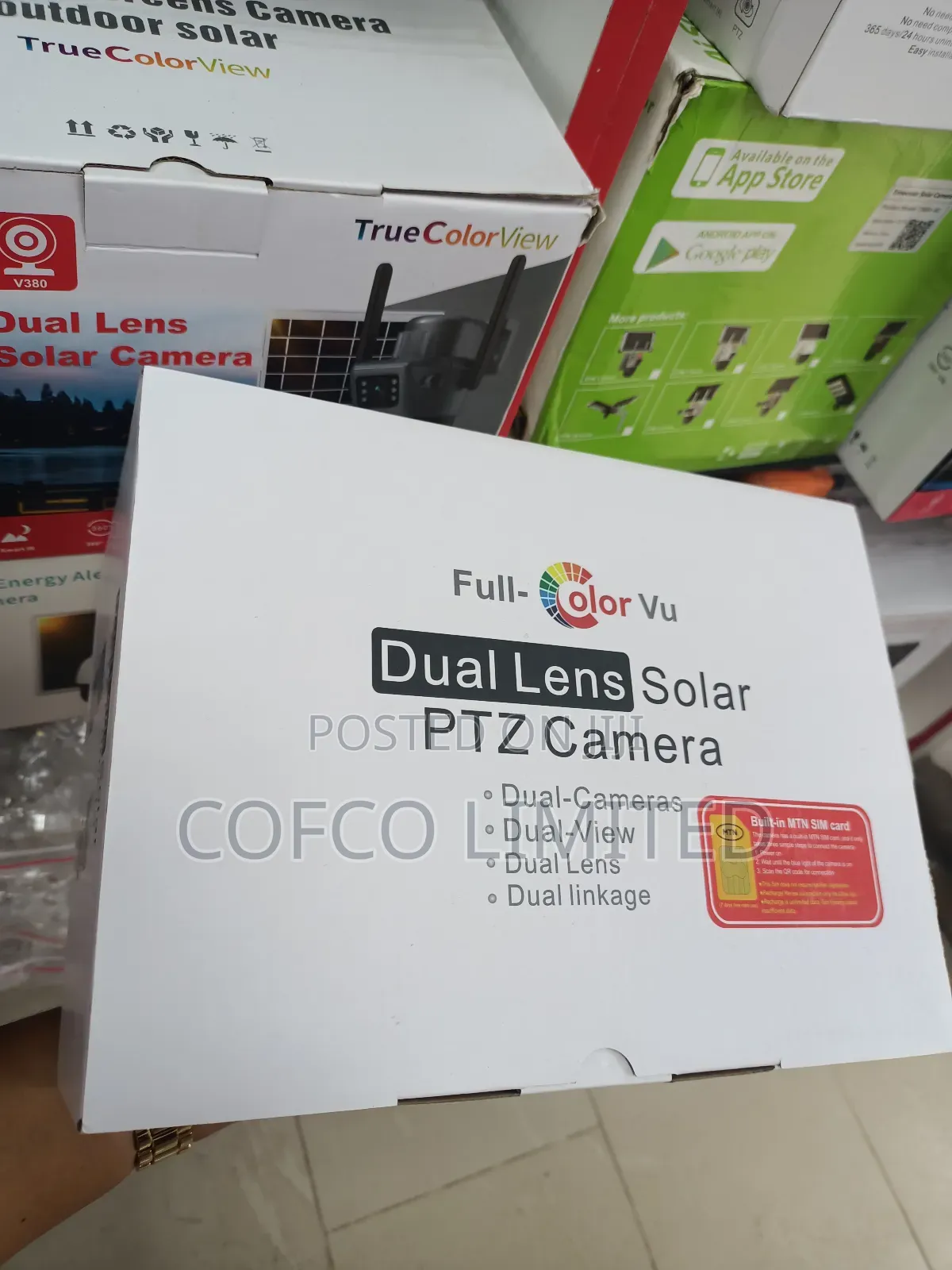 Ausno Hd 4g Lte Dual Lens Solar Ptz Camera