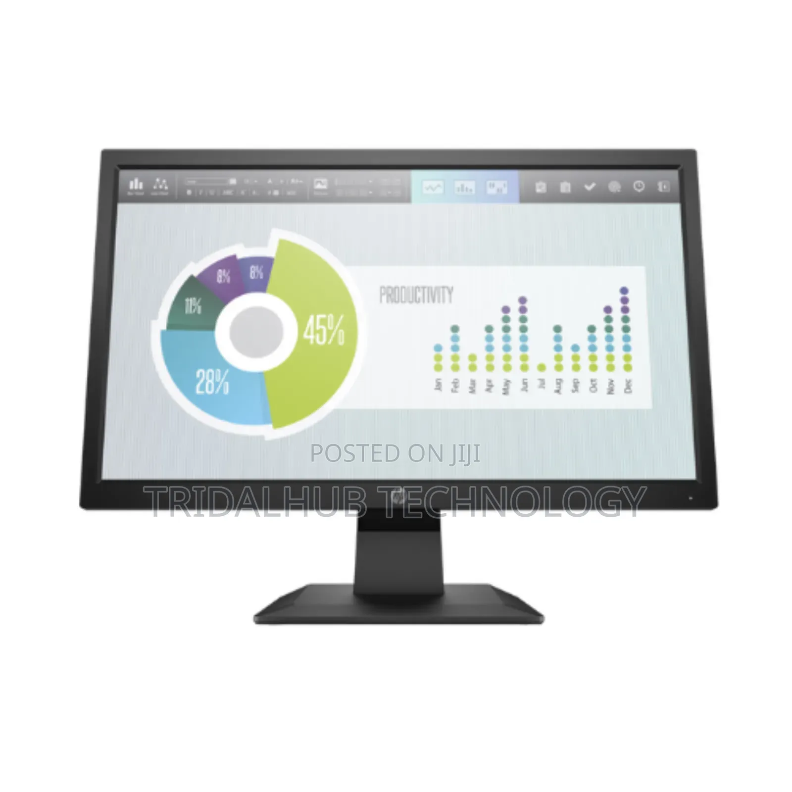 Hp P204v 19.5 Inch Led Monitor