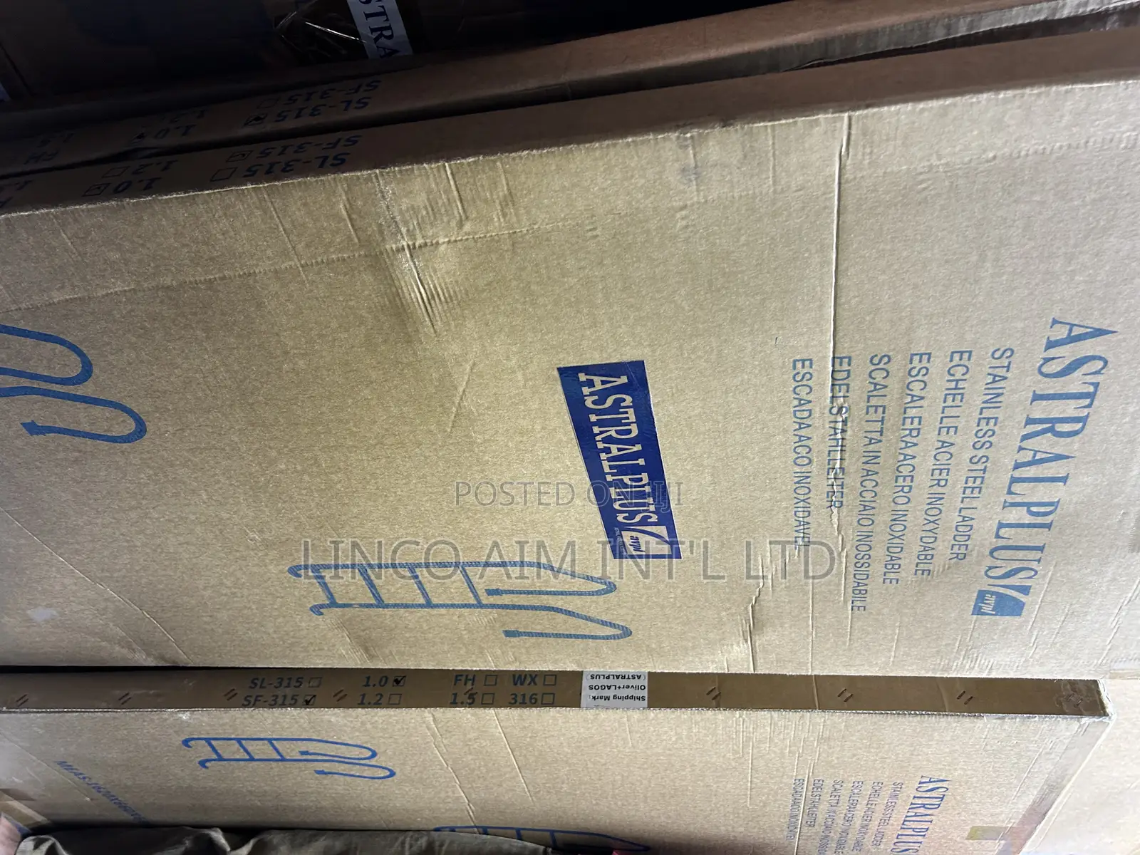 Astral Plus Stainless Steel Ladder.