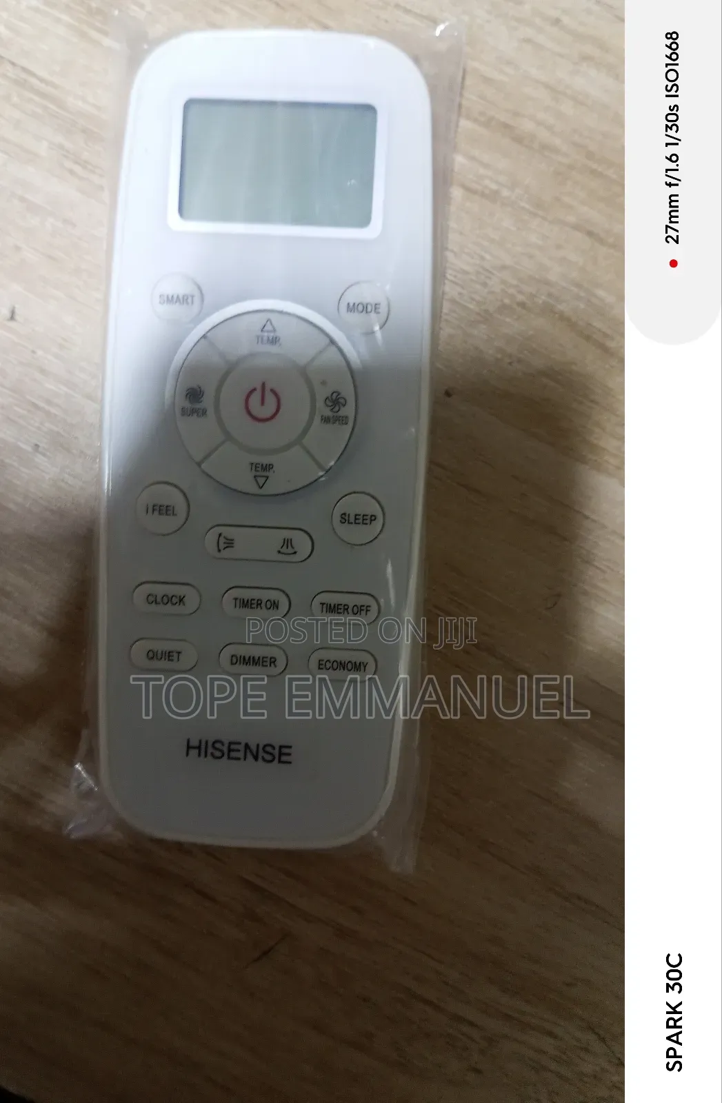 Hisense Inverter Ac Remote