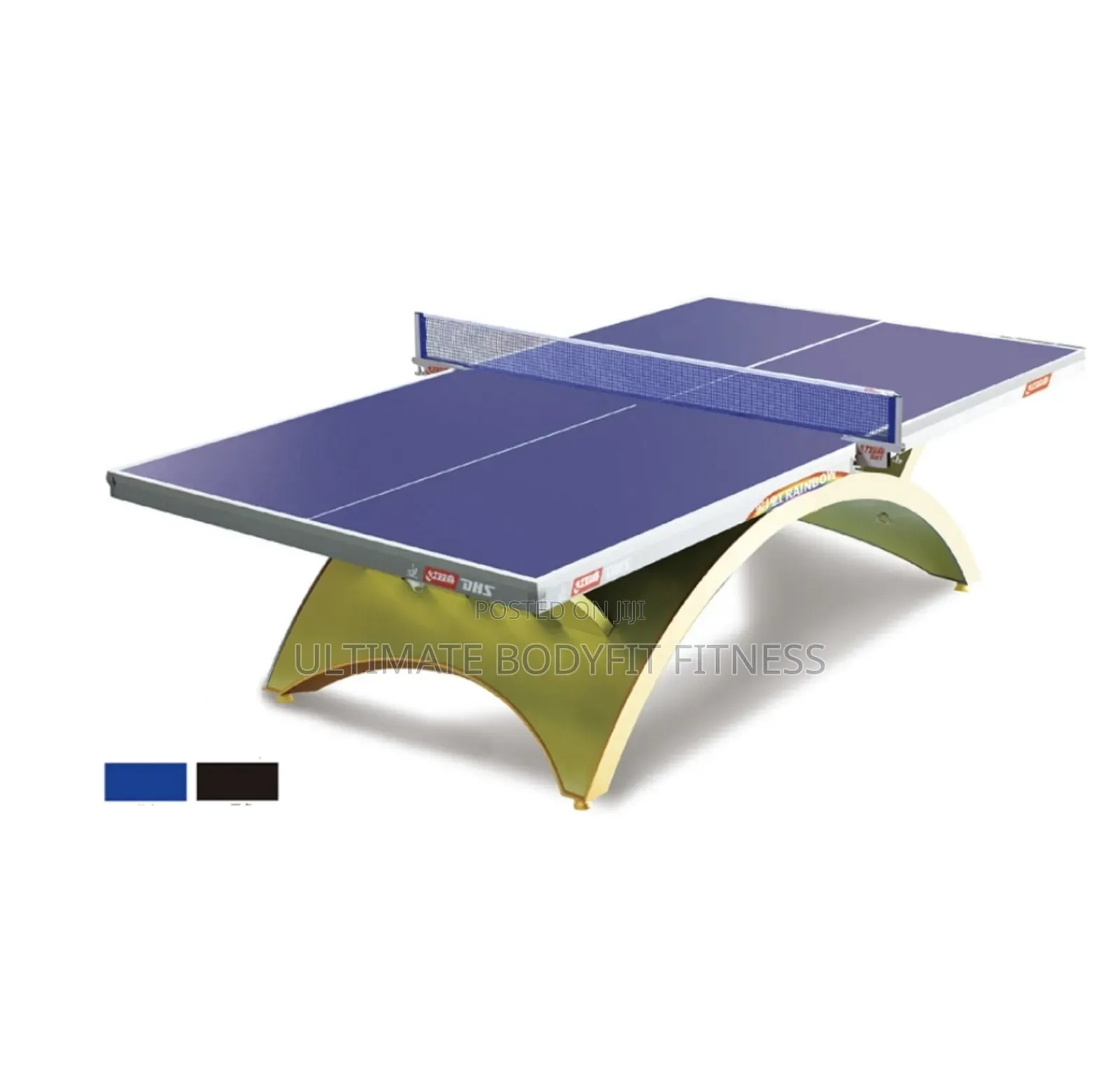 Brand New DHS Indoor Table Tennis Gold Rainbow Table