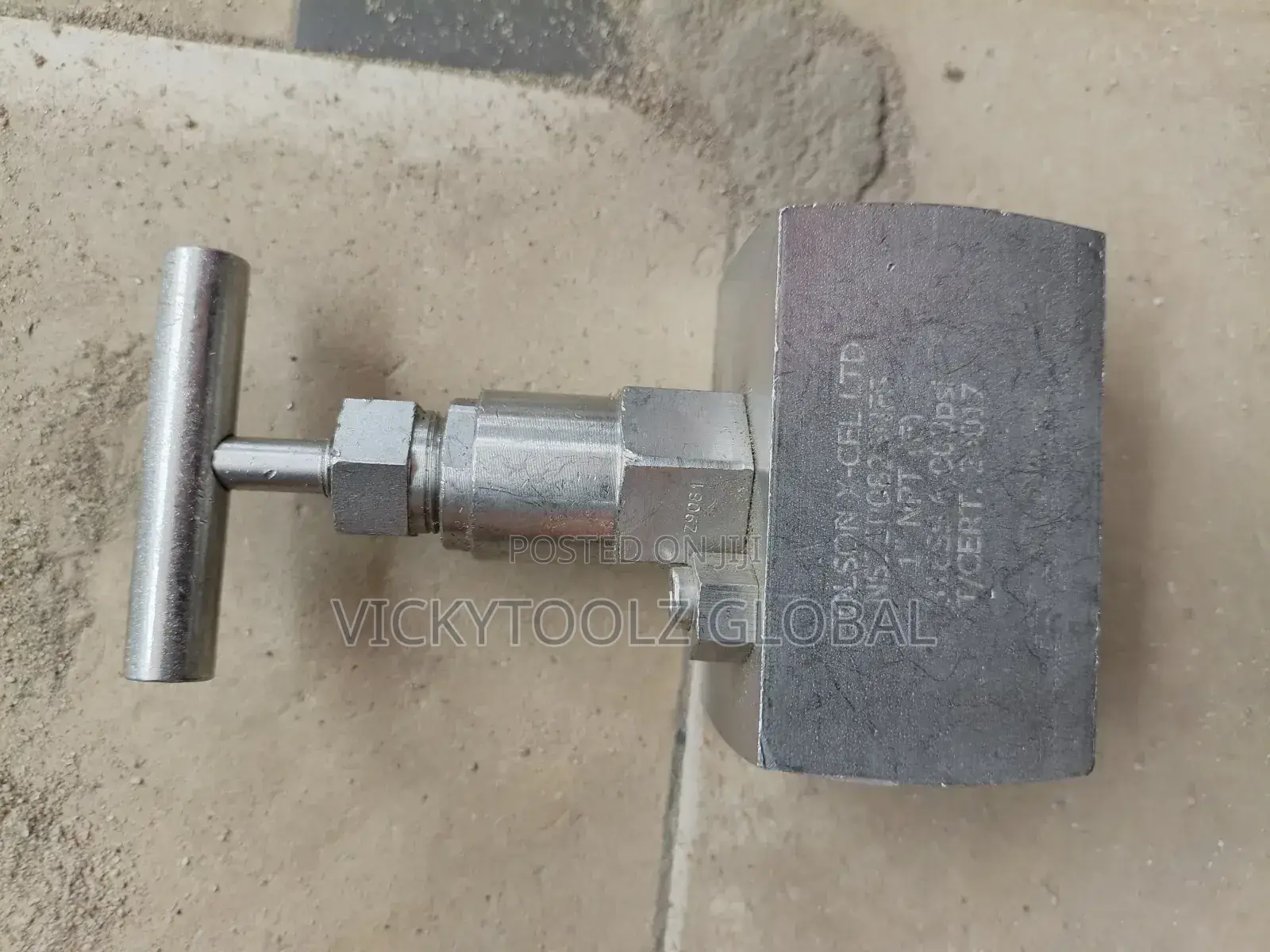 Stainless Colson X Cel 1" Needle Valve