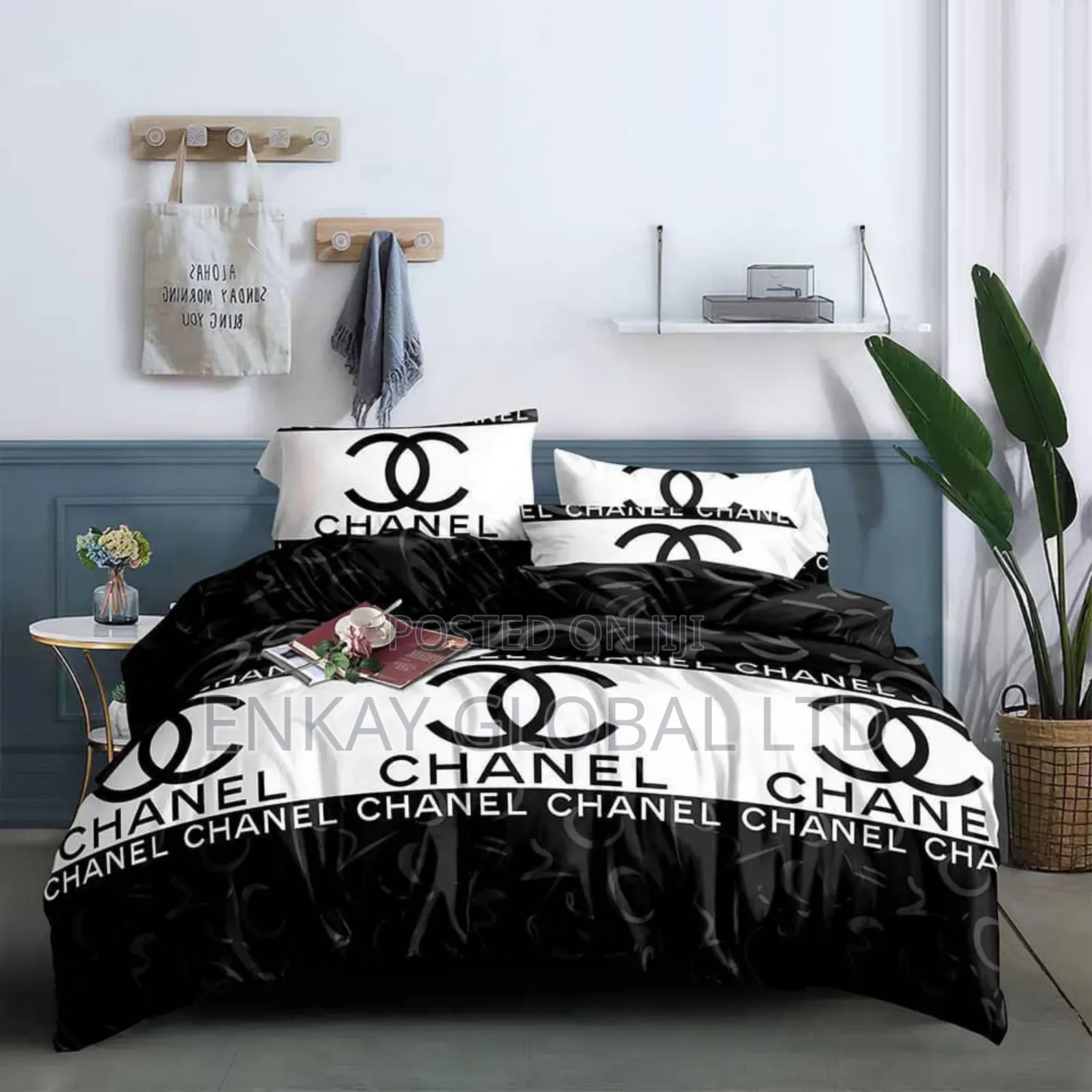 High Quality Cotton Colour Duvet Set of Bedsheets, Duvet and Pillows