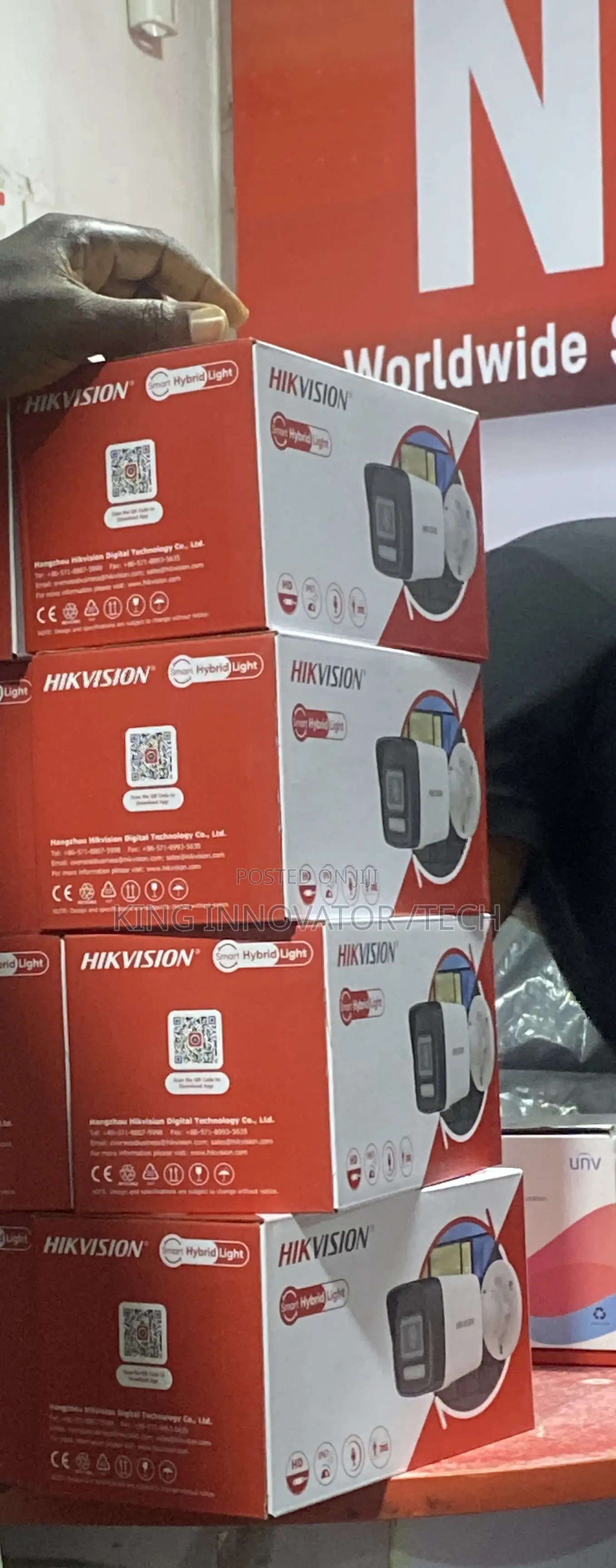 Hikvision Smart Hybrid Light 4mp Ip Cameraoutdoor Ds-2cd1043g2-Liu