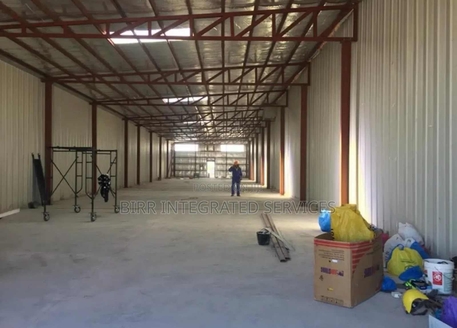Warehouse Construction, Steel Works