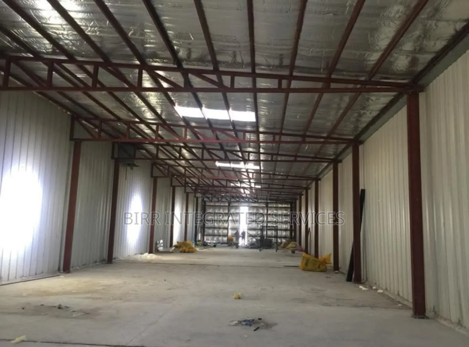 Warehouse Construction, Steel Works