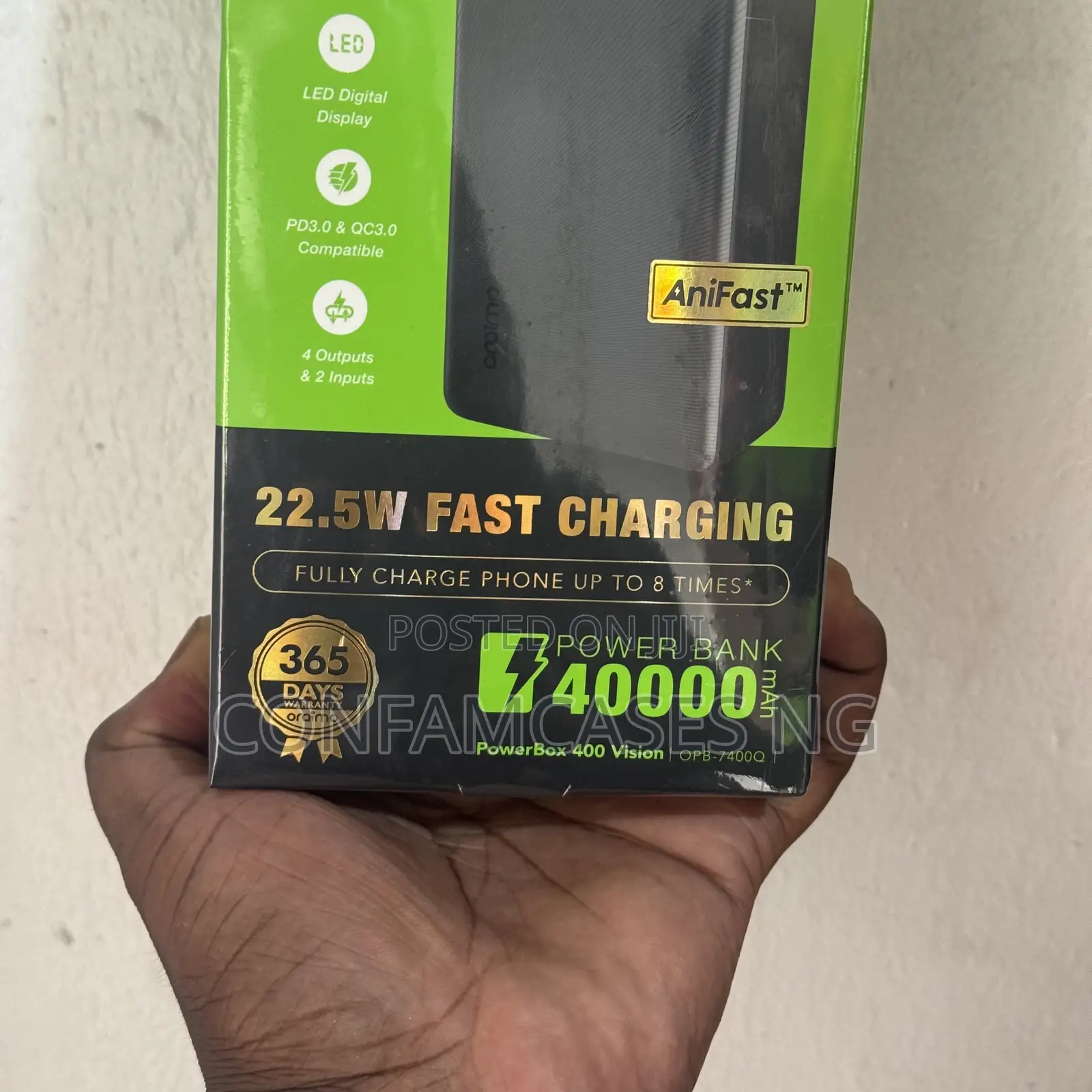 Oraimo Powerbox 400 40000mah 22.5w Power Bank