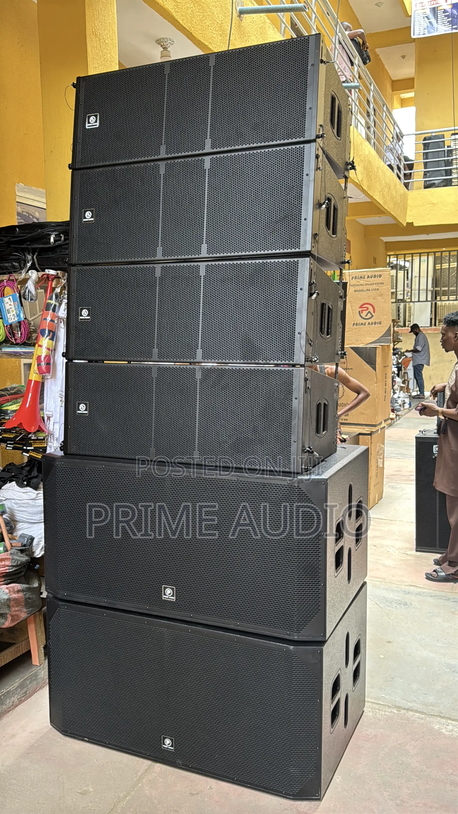 Prime Audio P212l Double 12 Inchs Line Array Speaker