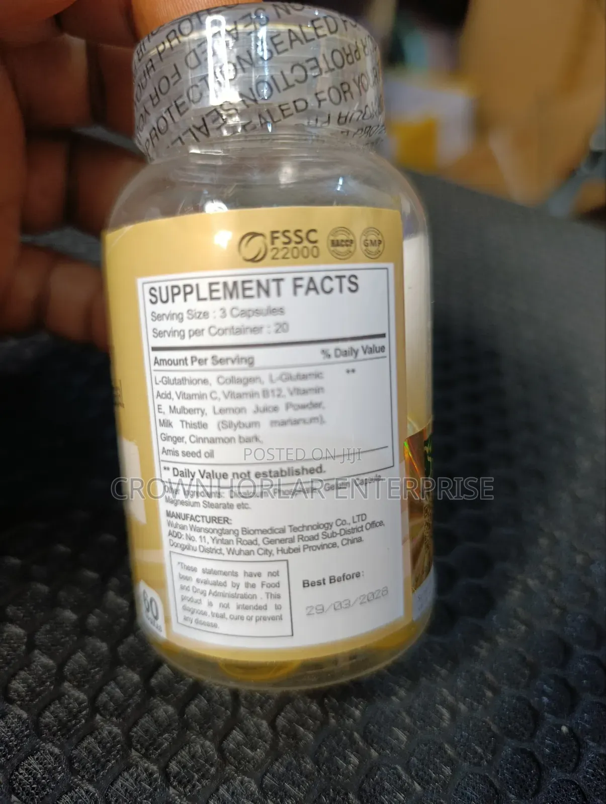 Ultra Whitening Skin Glutathione Liposomal
