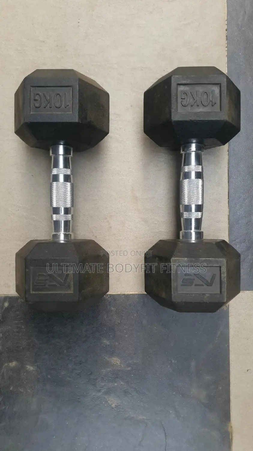 Brand New 10kg Hex Dumbbell
