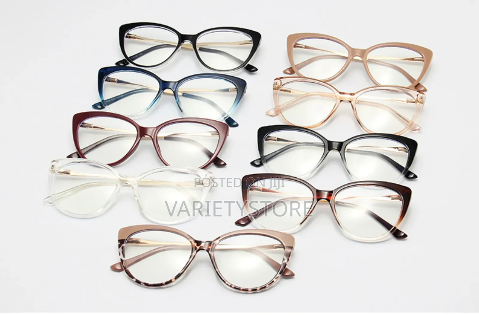 Women Anti Blue Light Blocking Cat Eye Glasses Frame