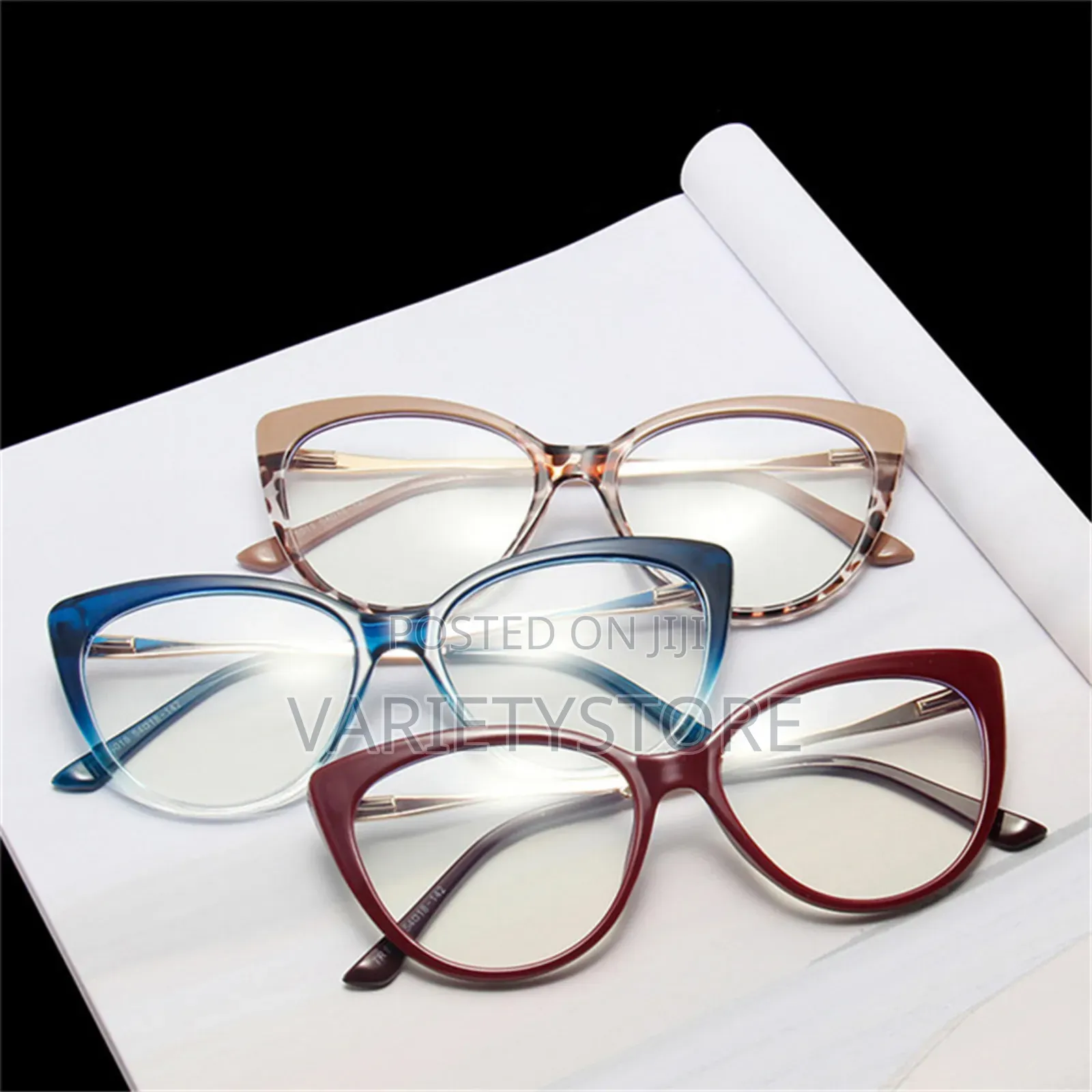Women Anti Blue Light Blocking Cat Eye Glasses Frame