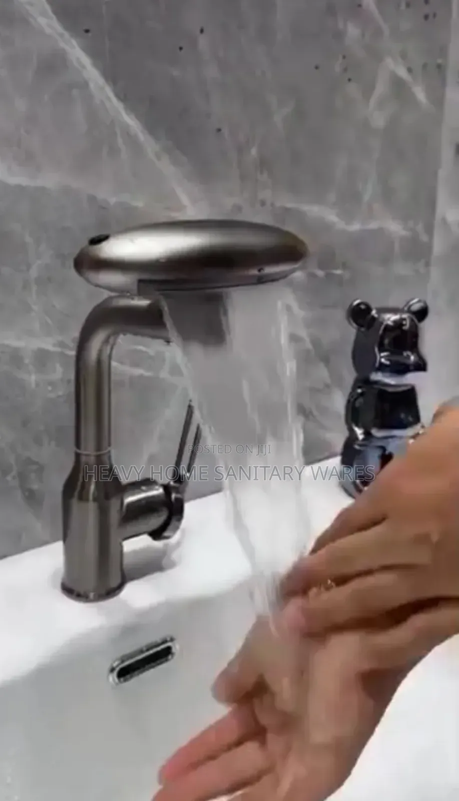 Waterfall Basin Mixer Tap (360 Rotating)