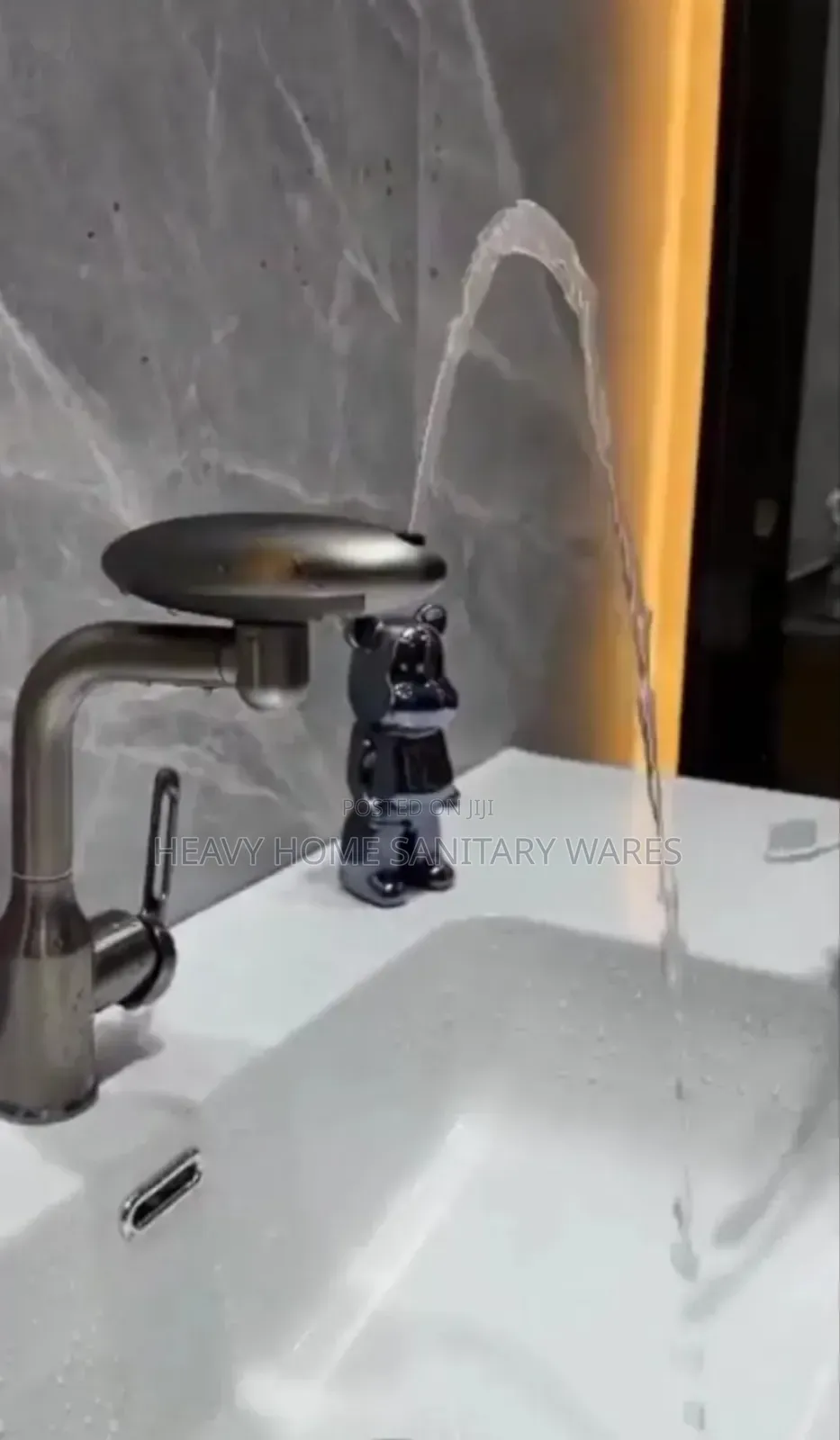 Waterfall Basin Mixer Tap (360 Rotating)