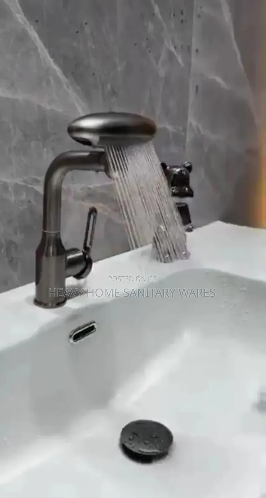 Waterfall Basin Mixer Tap (360 Rotating)
