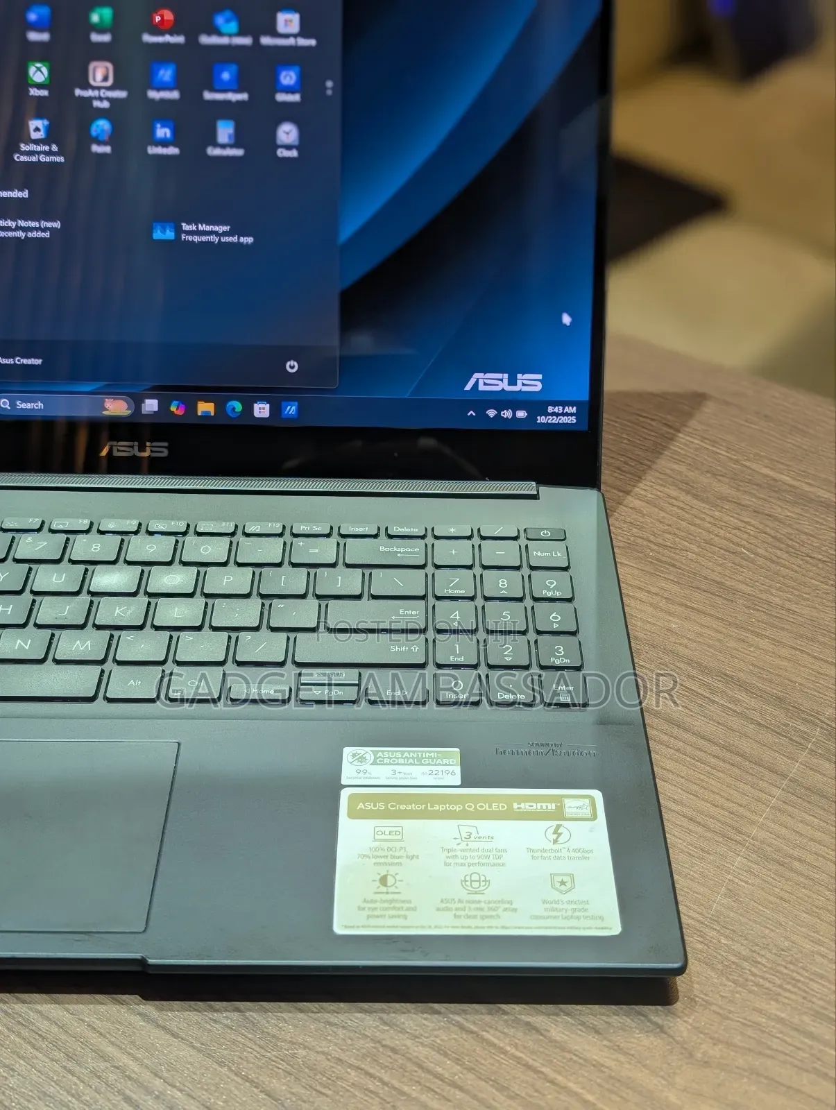 Laptop Asus Creator Q540 16GB Intel Core i9 SSD 1T