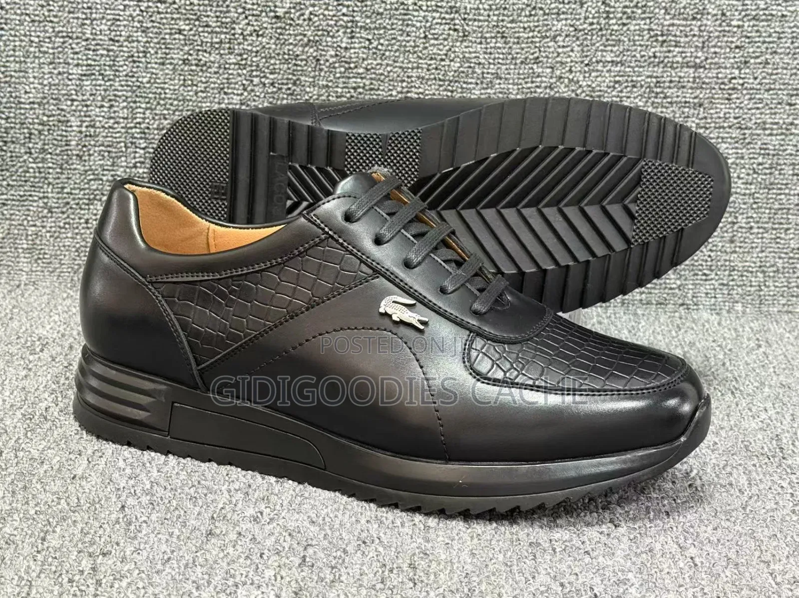 Lacoste Plain Laceup Shoes Size 40-46