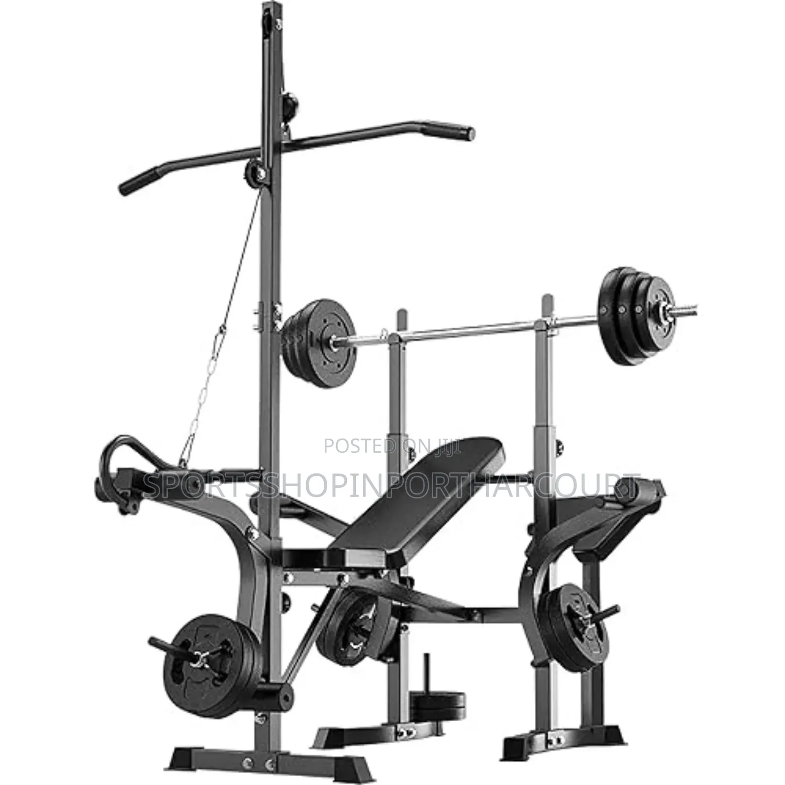 Weigth Bench With Latpull Down