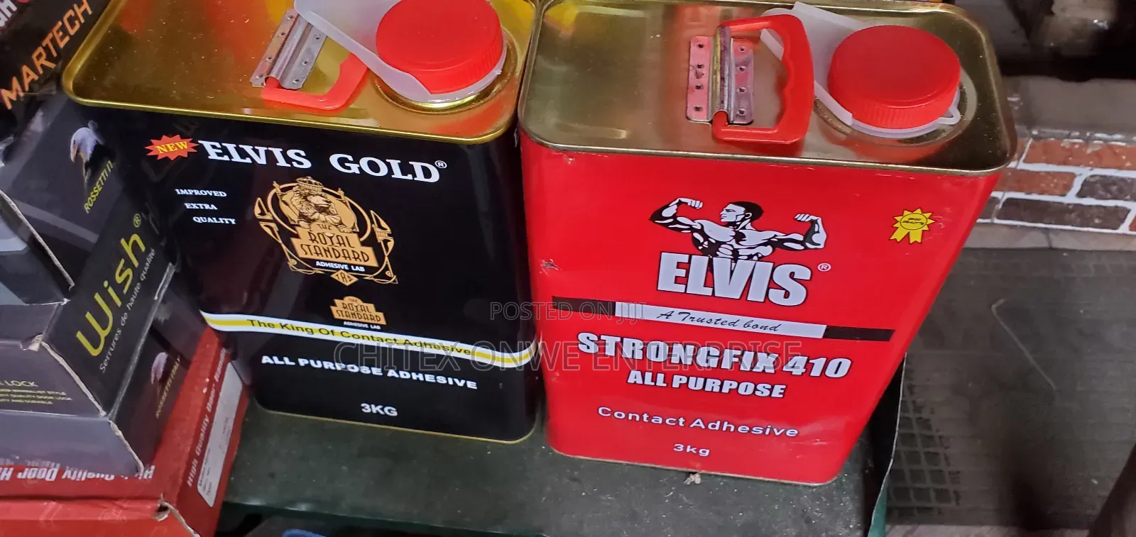 Elvis Strongfix 410, / Elvis Gold Royal Standard All Purpose Adhesive