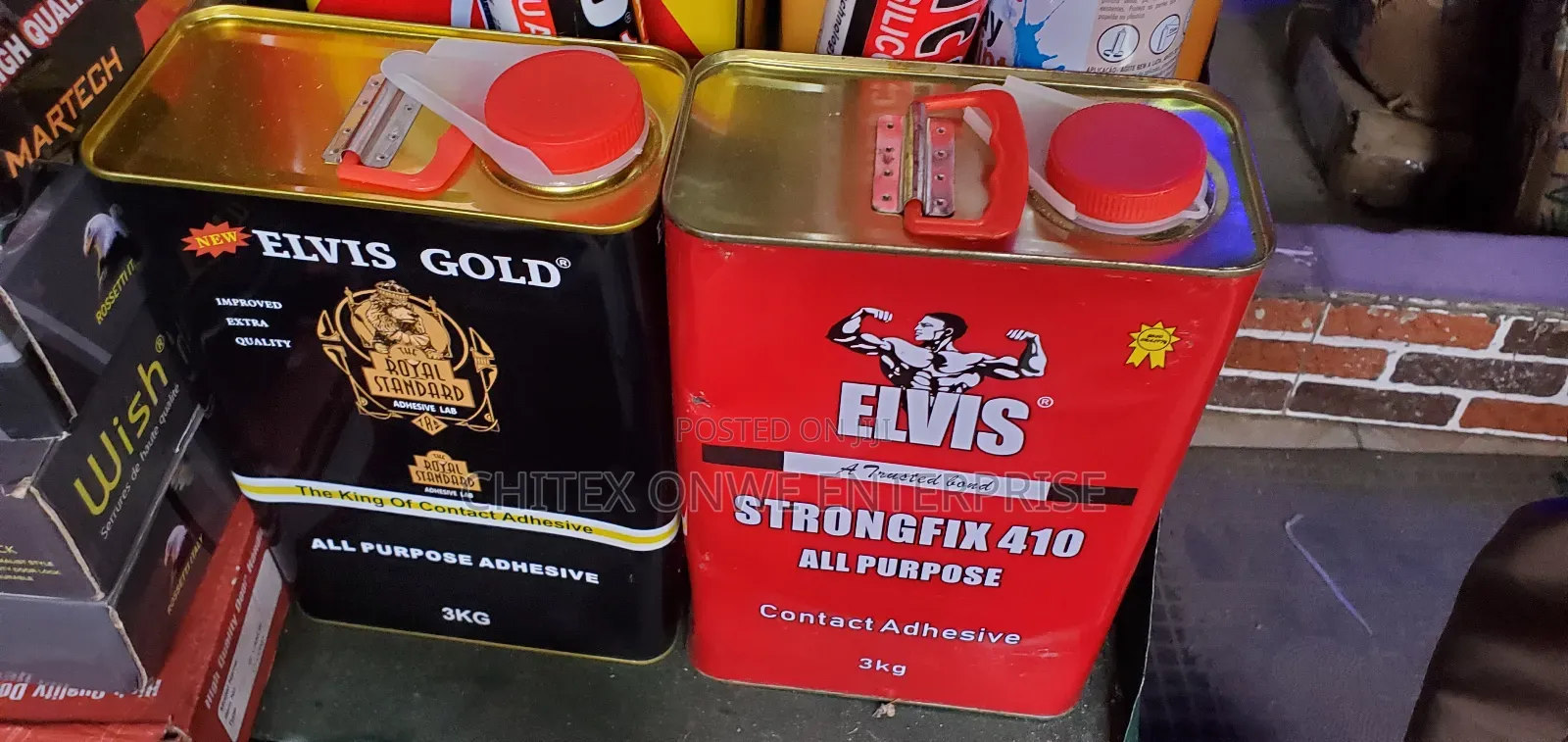 Elvis Strongfix 410, / Elvis Gold Royal Standard All Purpose Adhesive