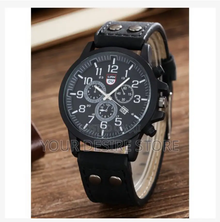 5-piece Men's Watch And Bracelet Set
