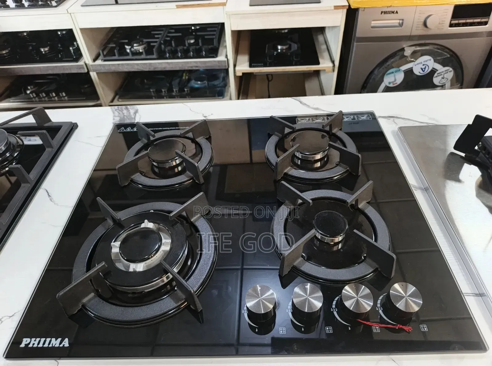 Original Phiima German Technology Built-in 4 Burners Gas Cooker Hob