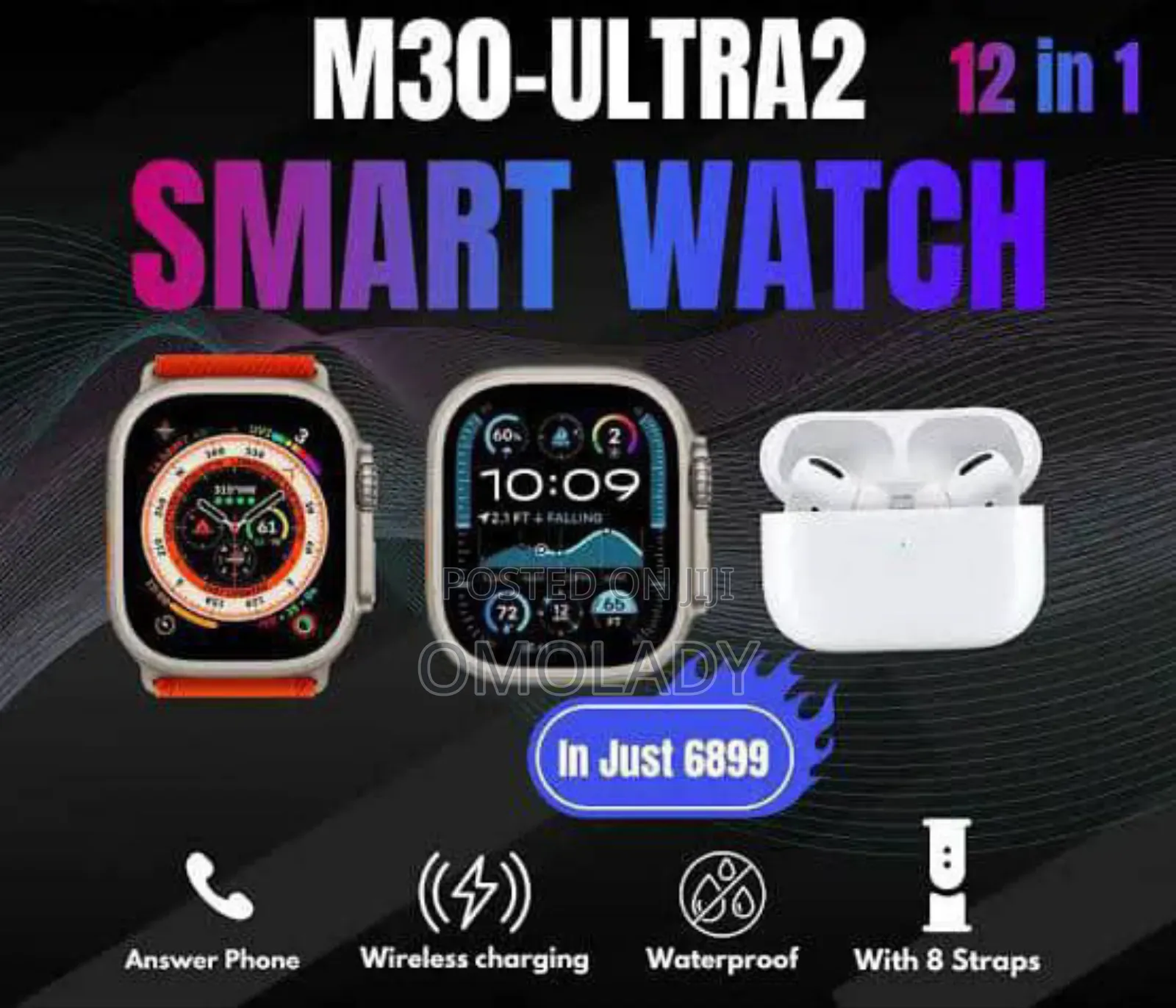 (12in1) M30 - Ultra2 Smart Watch