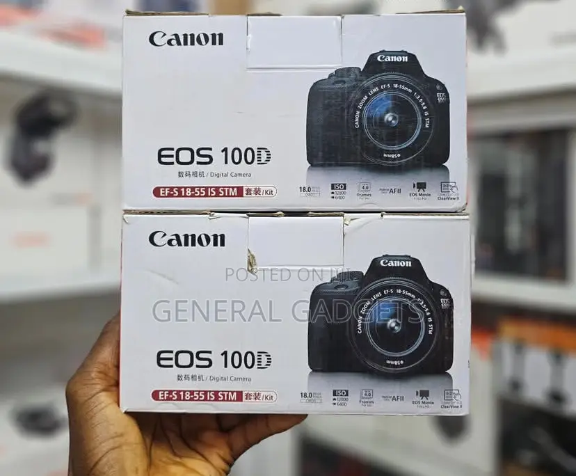 Canon Eos 100d Camera With 18-55mm Lens