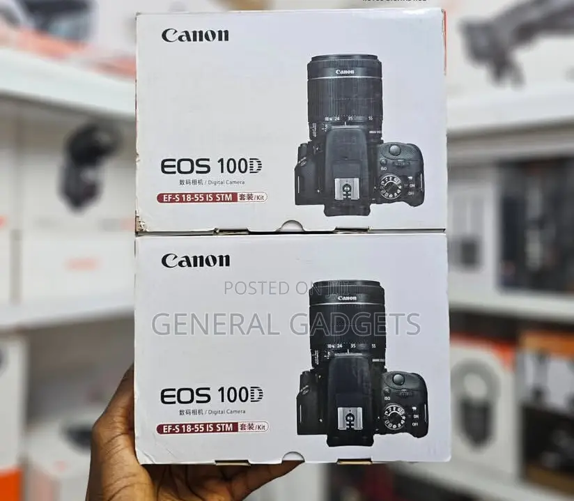 Canon Eos 100d Camera With 18-55mm Lens