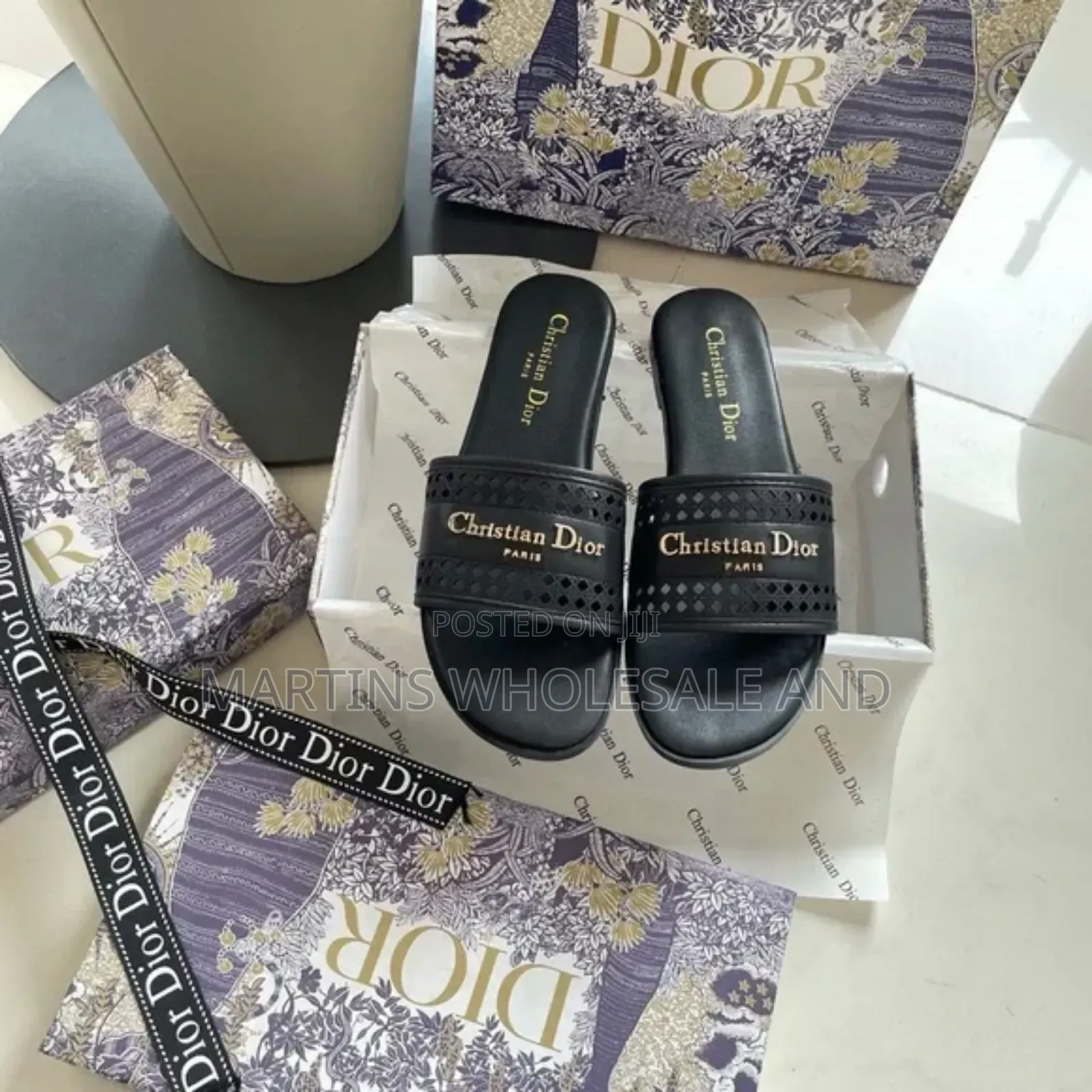Dior D-Lane Slides
