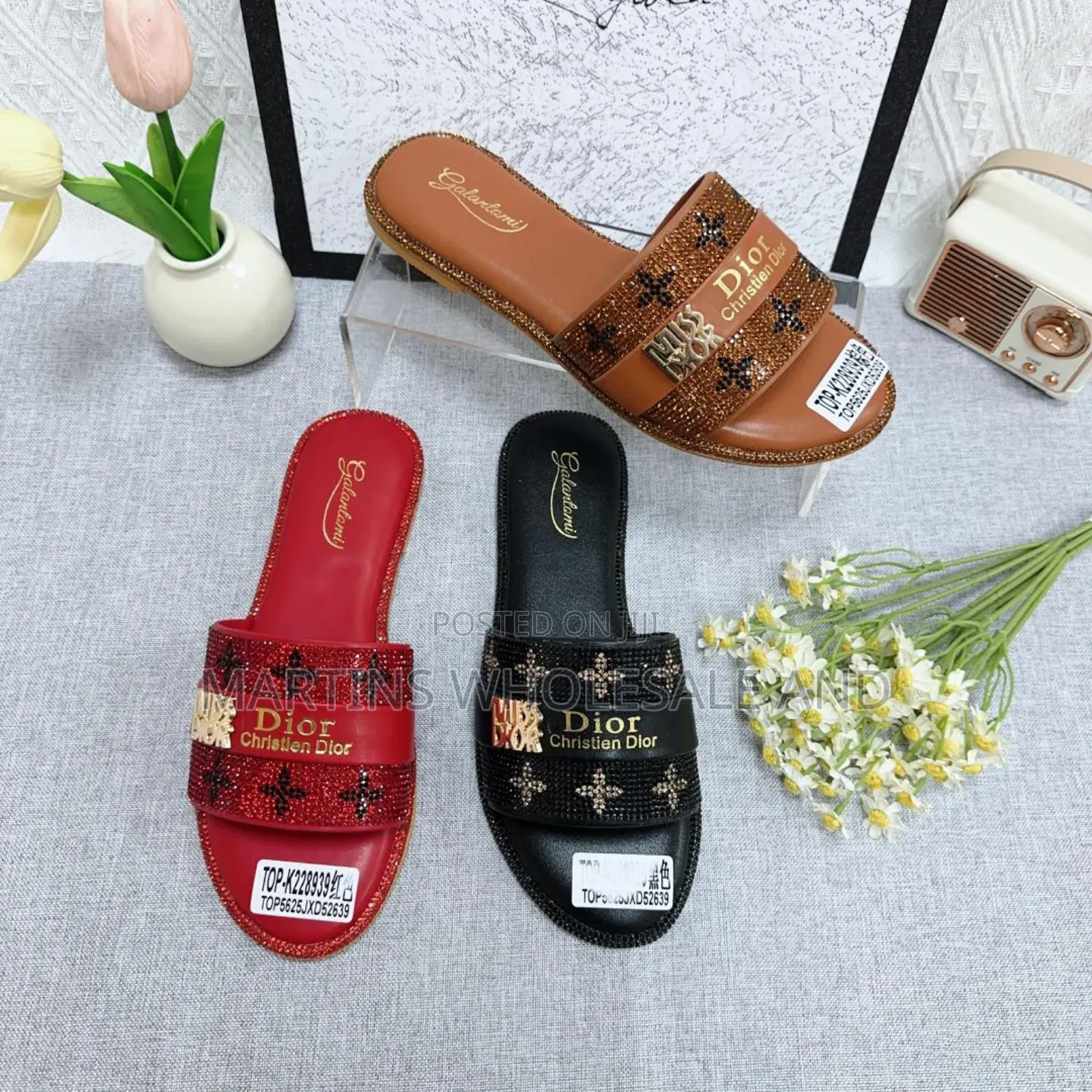 Dior D-Lane Slides