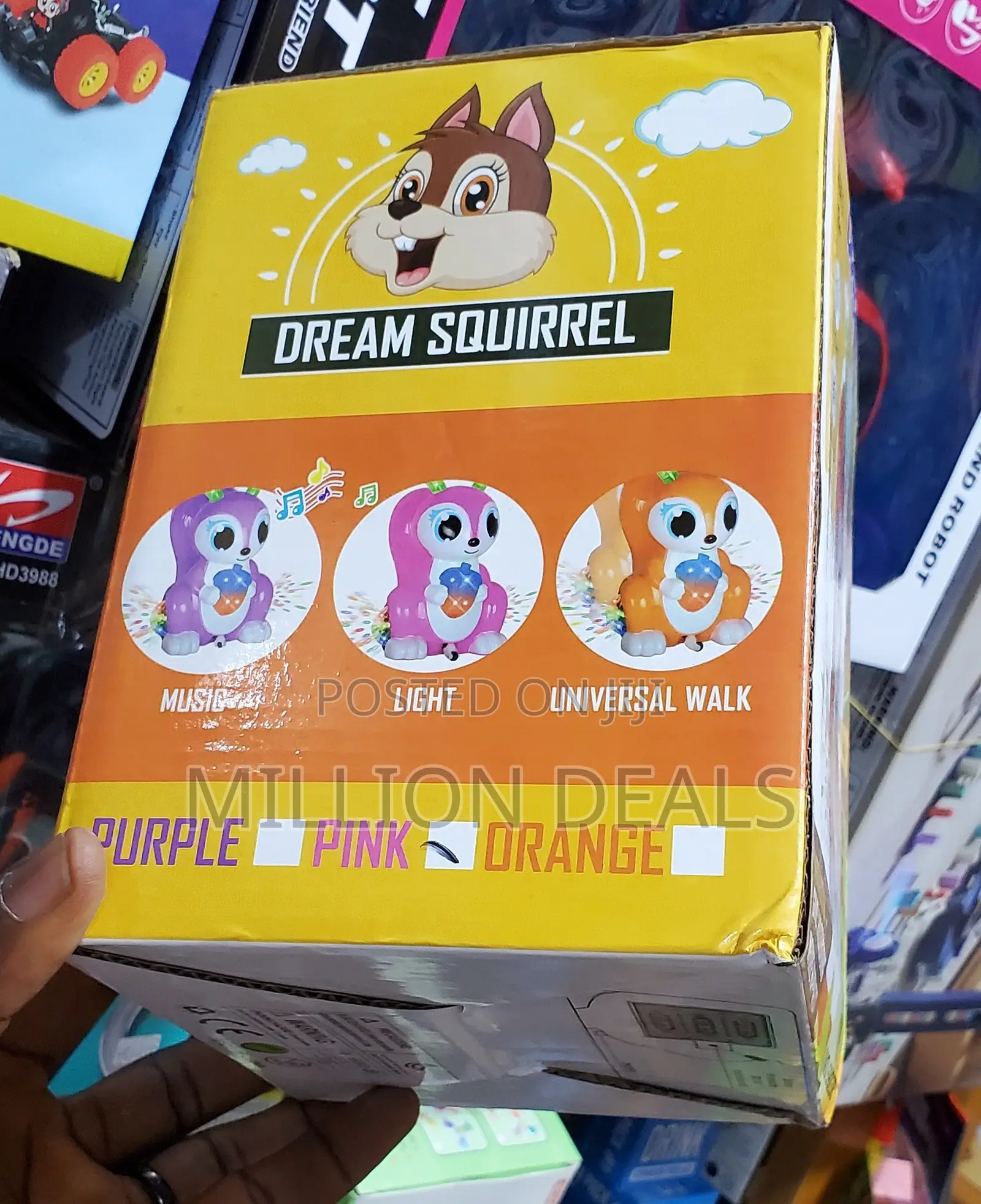 Dream Squirrel Rotation Music Light Kids Toy Ages 3+