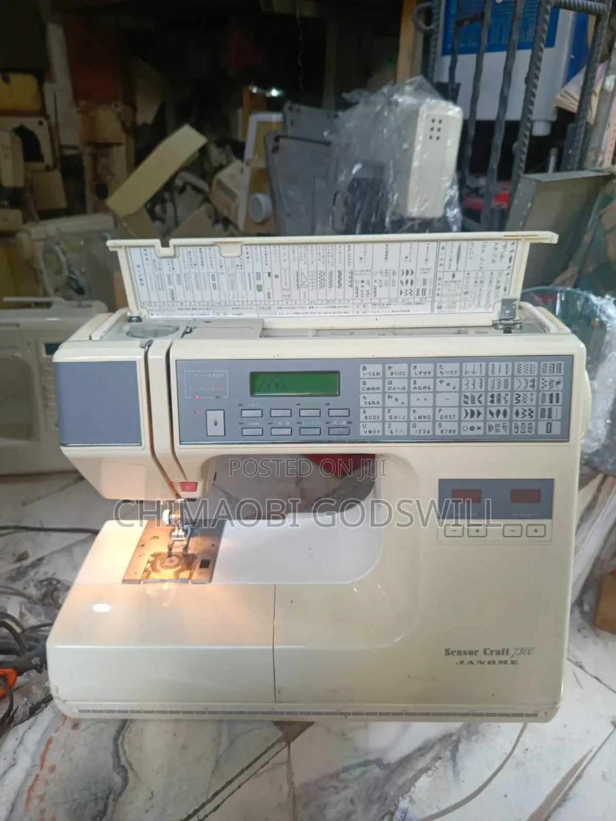 Original Monogram Electric Designer Machine and Button Holes Machine