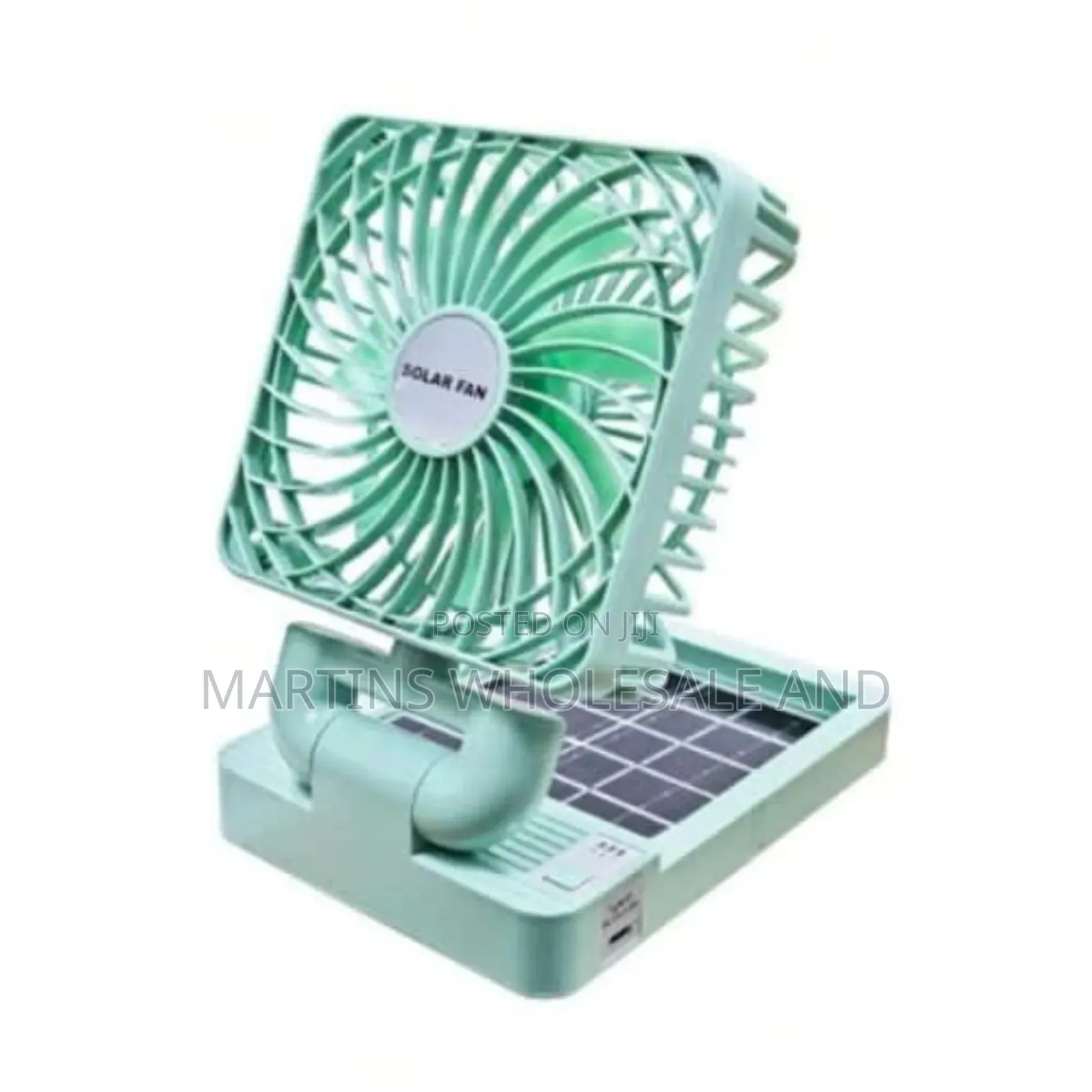 Single Head Rechargeable Solar Fan
