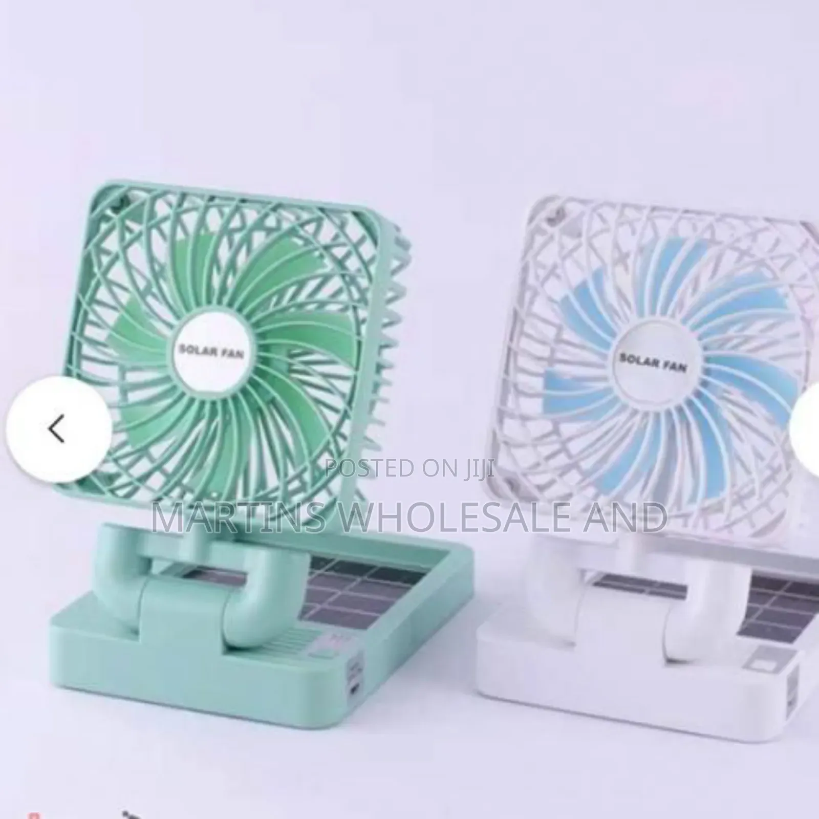 Single Head Rechargeable Solar Fan