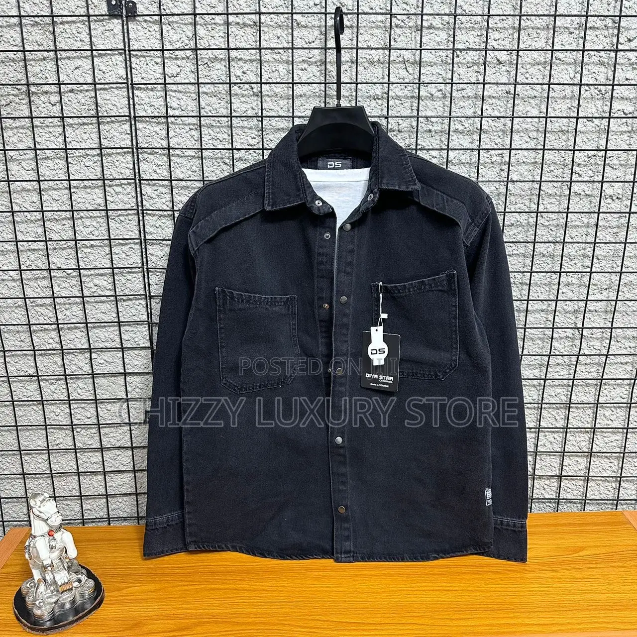 Turkish Denim Jean Quality Luxury Men Jacket