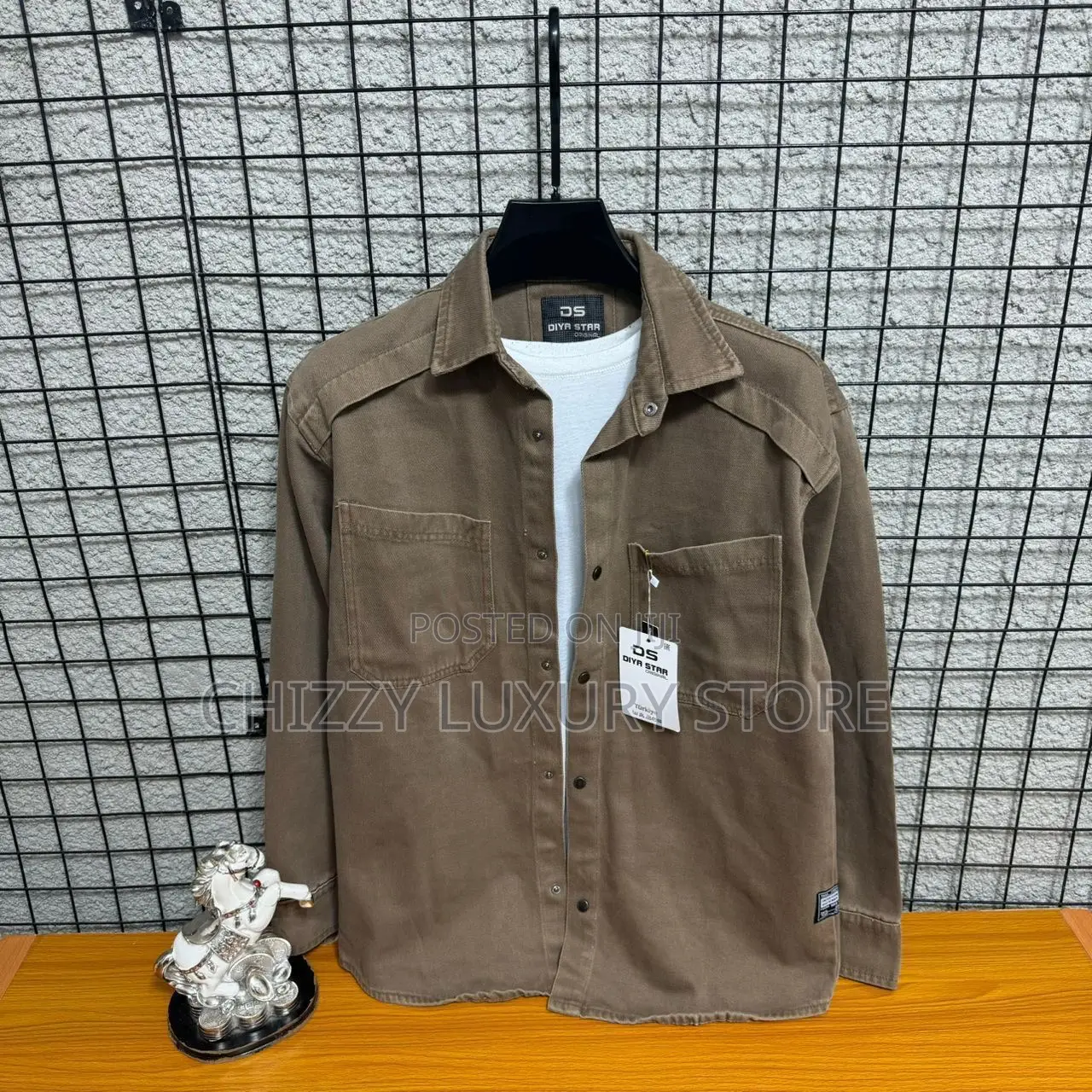 Turkish Denim Jean Quality Luxury Men Jacket
